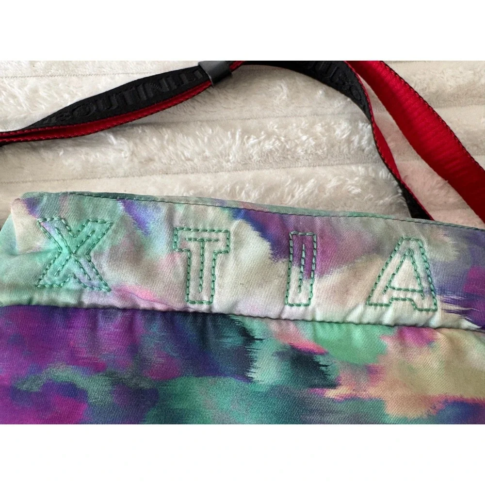 Christian Louboutin‎ Loubilab Tie Dye Nylon Crossbody Belt Bag Red Logo #838